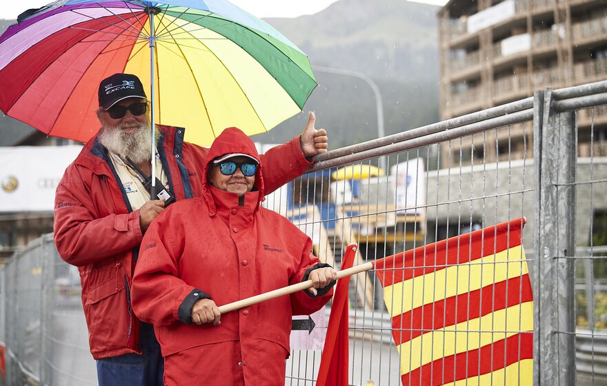 Marshals an der Arosa ClassicCar | © Arosa Tourismus / Nina Hardegger-Mattli